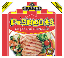 Pechugas de pollo al mezquite